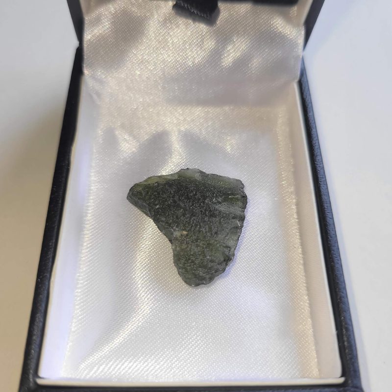 Moldavite pieces raw
