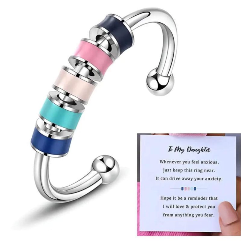 Anxiety coloured ring