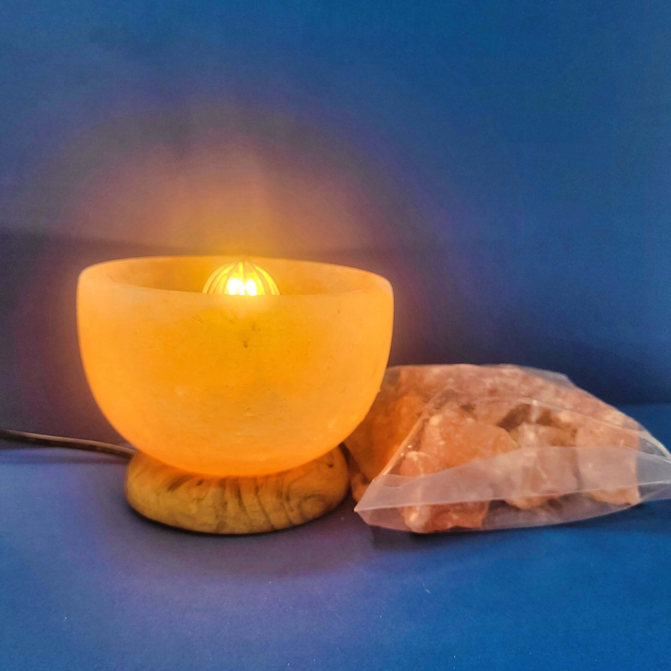 Himalayan Salt Fire Bowl Lamp
