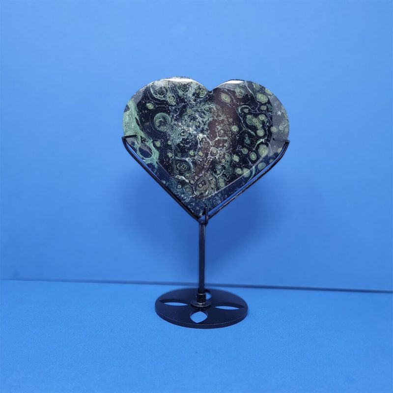 Beautiful Kambaba crystal heart