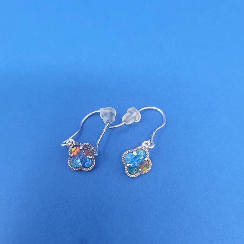 Sterling silver hook earrings